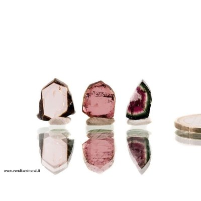 Fetta di tormalina all'anguria