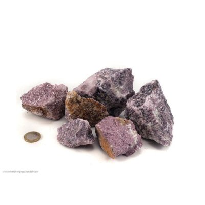 Pietre grezze di lepidolite - 1 kg