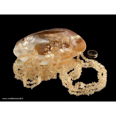 Catene di schegge in Citrino lungo