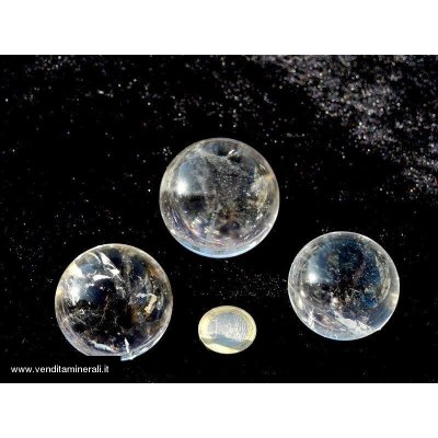 Sfere di cristallo di rocca extra - 0,5 kg