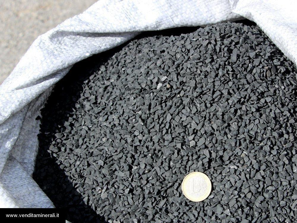 Granuli di shungite 3 - 5 mm - 1 kg