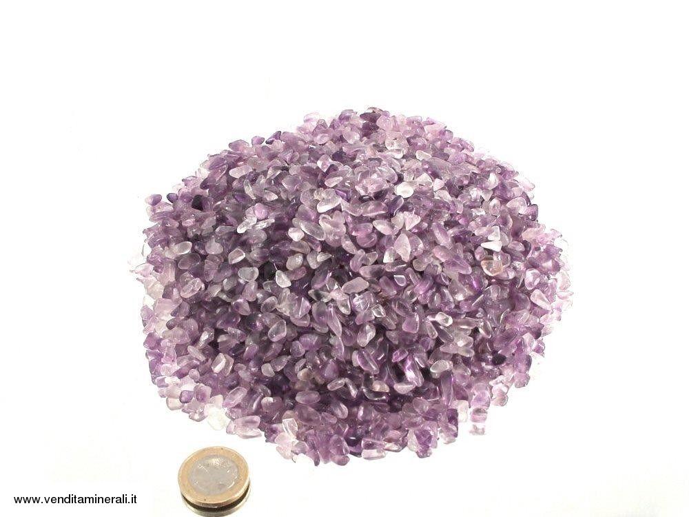 Pietre ametiste micro burattate - 0,5 kg