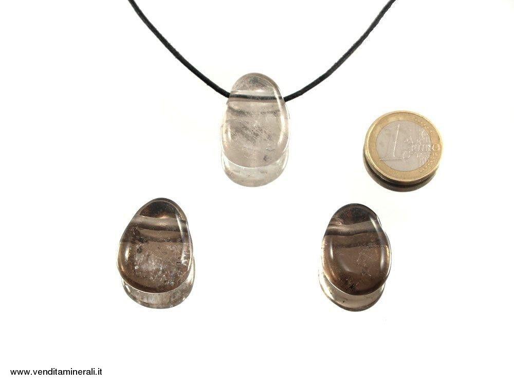 Pendente in quarzo fume'