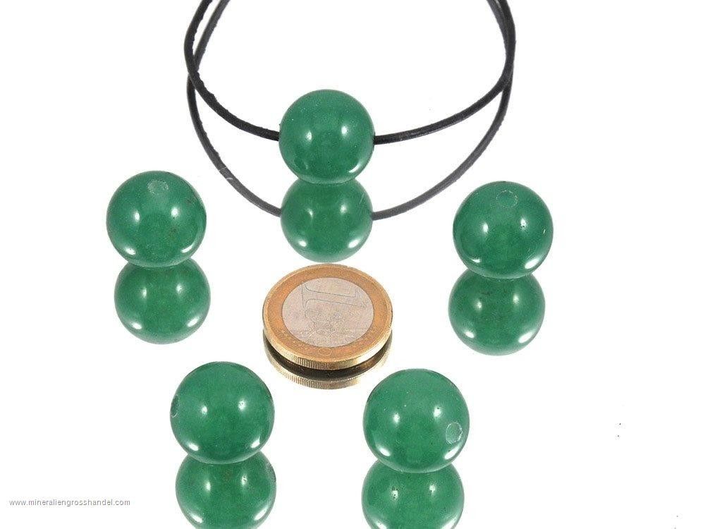 Aventurine 18 mm forato a sfera