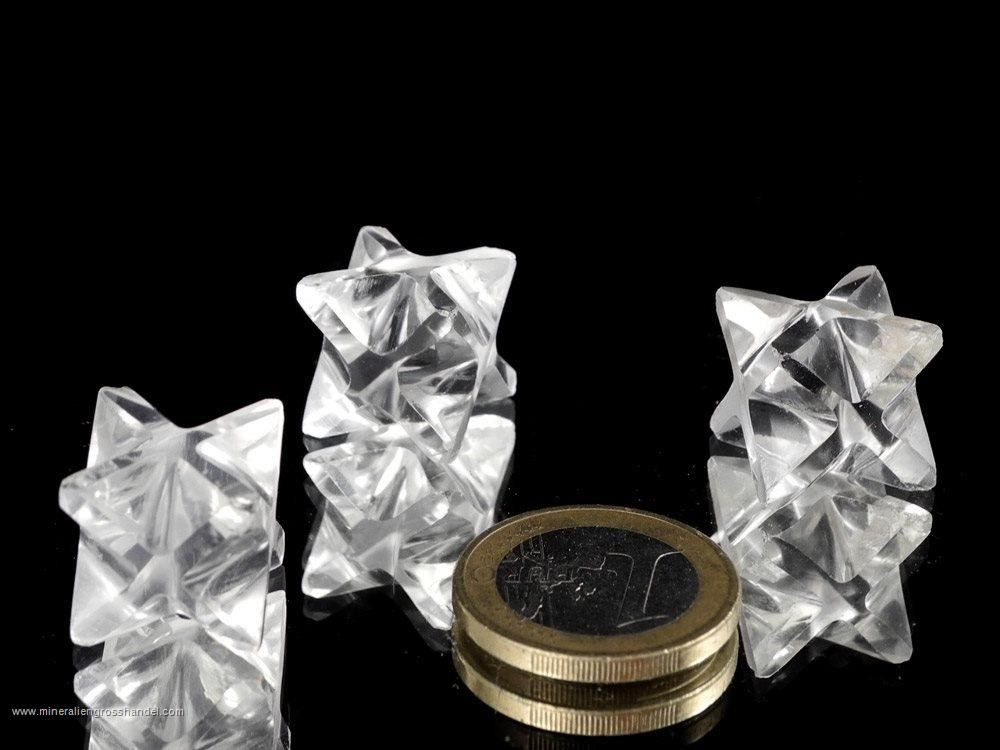 Cristallo di rocca a forma di Merkaba