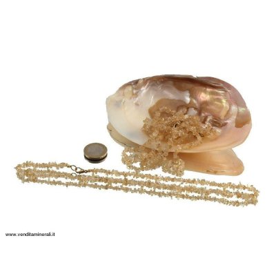 Catena di schegge in citrino