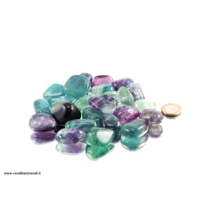 Pietre cadute con fluorite A-Qual. 0,5 kg