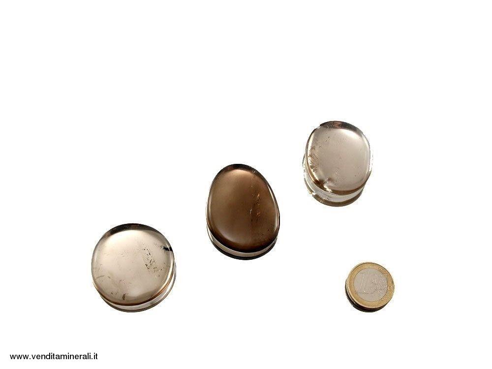 Pietra da tasca al quarzo fumé - 1 pezzo