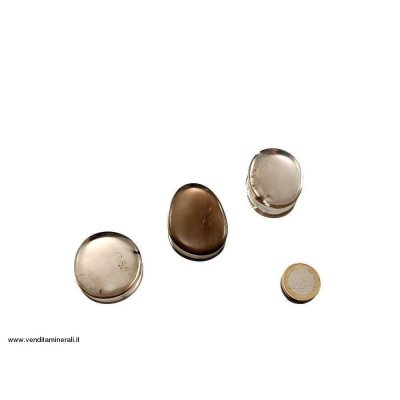 Pietra da tasca al quarzo fumé - 1 pezzo