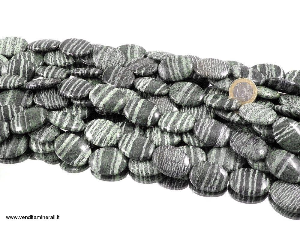 Filo di catena occhio d'argento / crisotilo