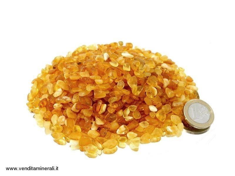 Pietre micro ambrate - 0,1 kg