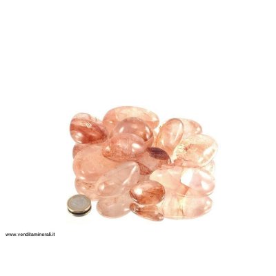 Ematite di quarzo Pebbles / XL burrattato 0,5 kg