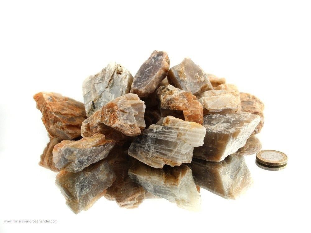 Pietre ruvide di pietra di luna - 1 kg