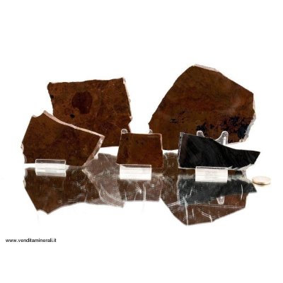 5 pezzi di ossidiana lucidi