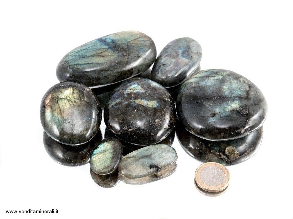 Pietre burattate di labradorite - XL 0,5 kg