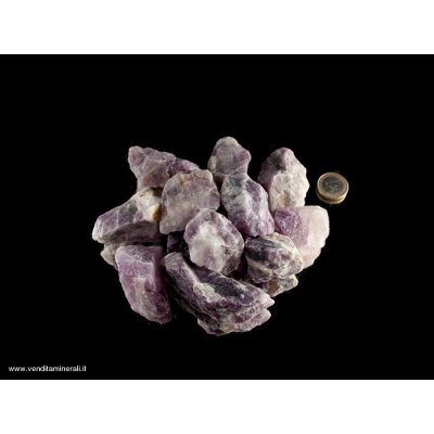 Ametista Chevron - piccole pietre grezze 4 - 6 cm 1 kg