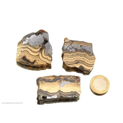 Sfalerite / Galena / Galena pietra ruvida smussata