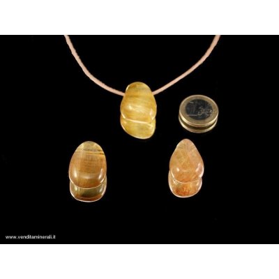 Gocce di fluorite gialla