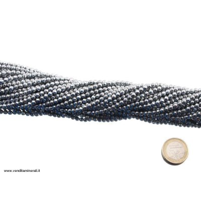 Ematite sfaccettata 4 mm