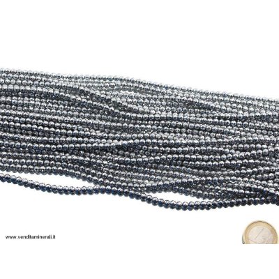 Ematite sfaccettata 4 mm