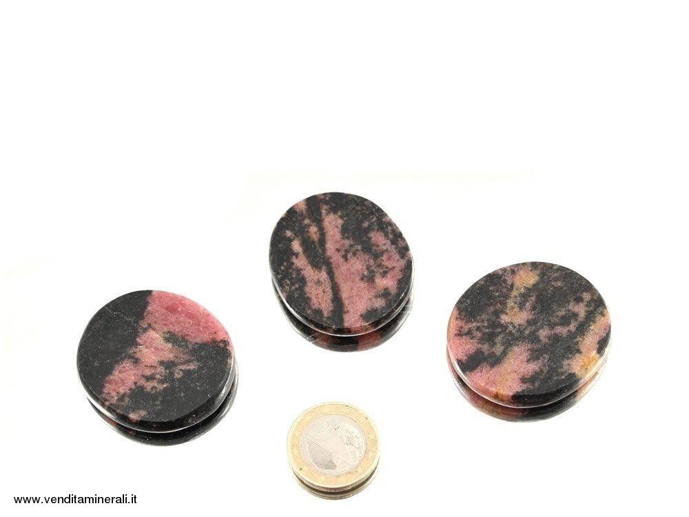 Rhodonite piatta - 1 pezzo