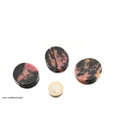 Rhodonite piatta - 1 pezzo