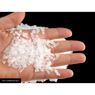 Granuli di pietra grezza di cristallo di rocca / quarzo - 1 kg