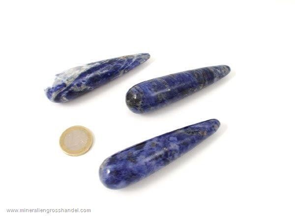 Bastoncini per massaggi di Cristallo in sodalite blu - 1 pz