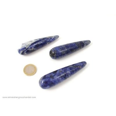 Bastoncini per massaggi di Cristallo in sodalite blu - 1 pz