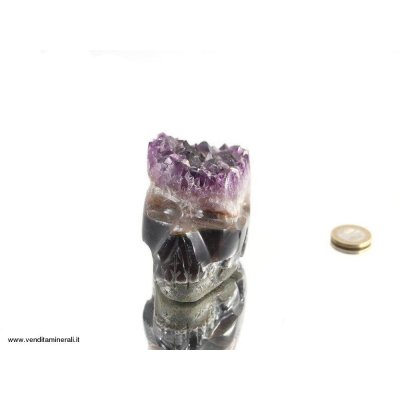 Ametista Teschio di cristallo 'punk'