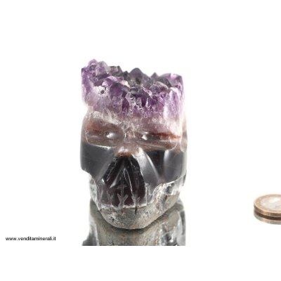 Ametista Teschio di cristallo 'punk'