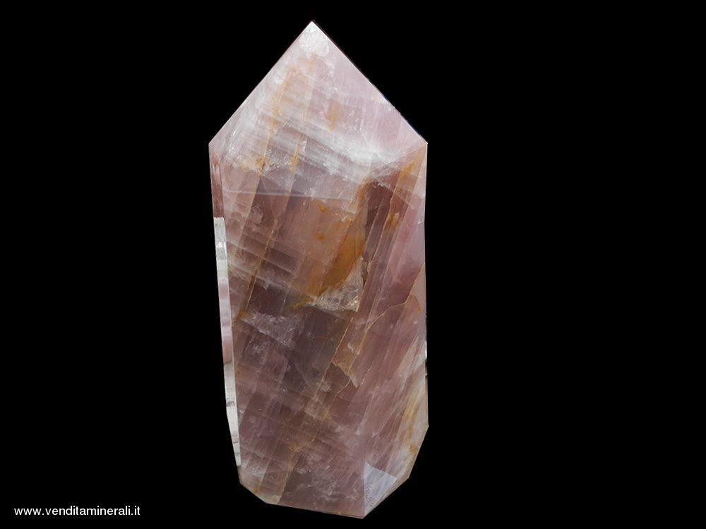 Obelisco in quarzo rosa XL