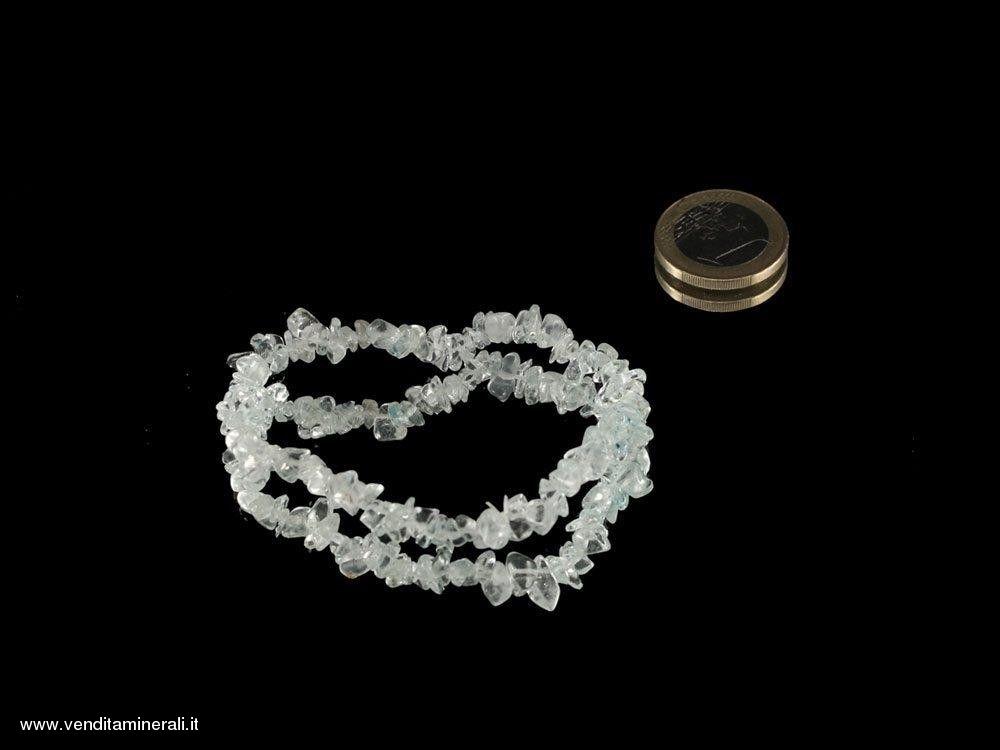 Bracciale splitter in topazio blu