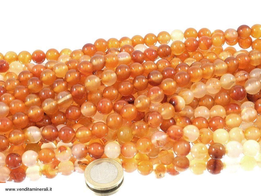 Filo a catena di corniola 10 mm