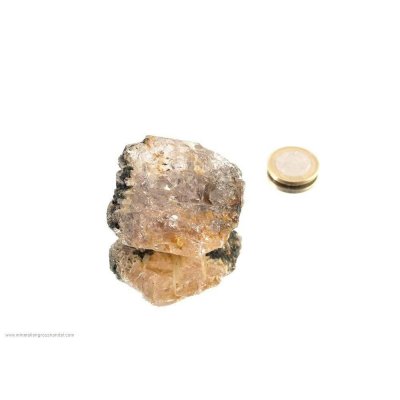 Cristallo di Morganite e Turmalina