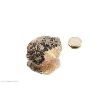 Cristallo di Morganite e Turmalina