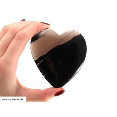 Cuore lamella d'ossidiana XL