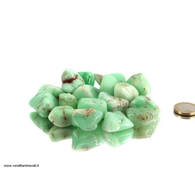 Pietre burattate di crisoprasio 0,25 kg