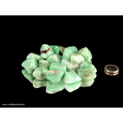 Pietre burattate di crisoprasio 0,25 kg