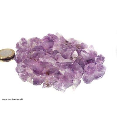 Ametista - punte di cristallo grezze - 0,5 kg