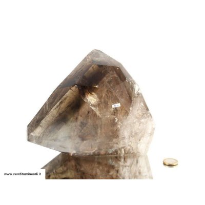 Cristallo ibrido - Cristallo di rocca / Quarzo fume'