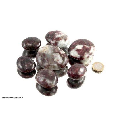 Pietre rotonde di tormaline rosse - 0,25 kg