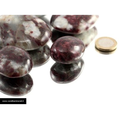 Pietre rotonde di tormaline rosse - 0,25 kg