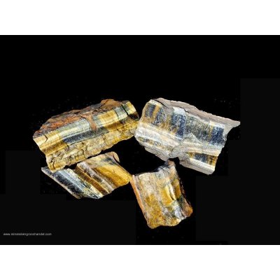 Pietre ruvide di Occhi di tigre / occhio di falco - 1 kg