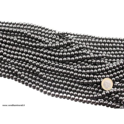 Catenella di ematite 6 mm