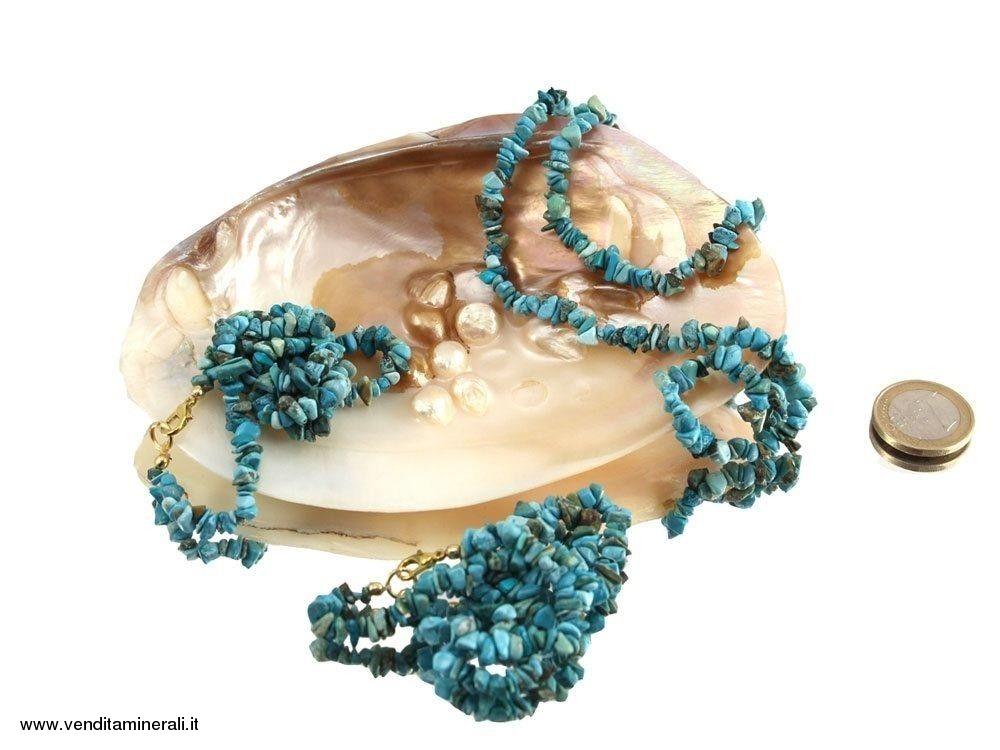 Pietra naturale a schegge turchesi