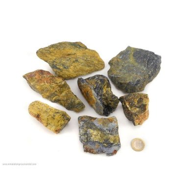 Nellite - Quarzo occhio di tigre - Pietersite - pietre ruvide 1 kg