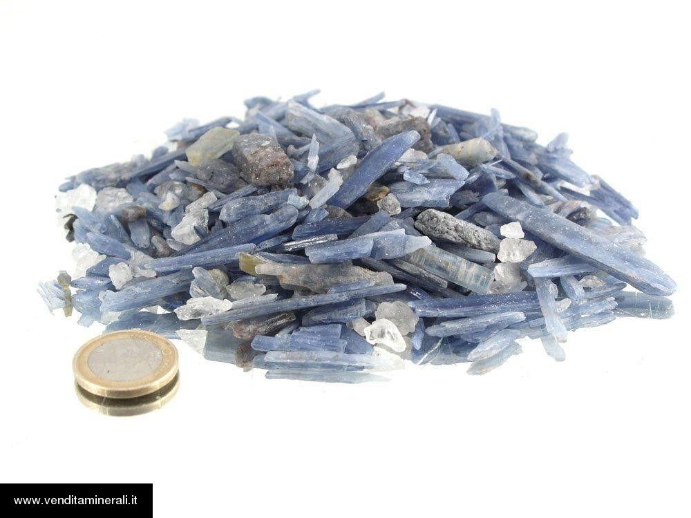 Piccole pietre grezze di cianite (cianite, disten) - 1 kg