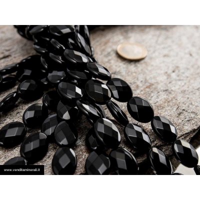 Filo di catena in agata nera