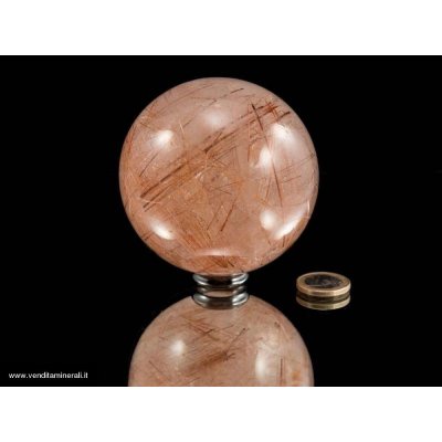 Sfera di quarzo rutilo - Madagascar